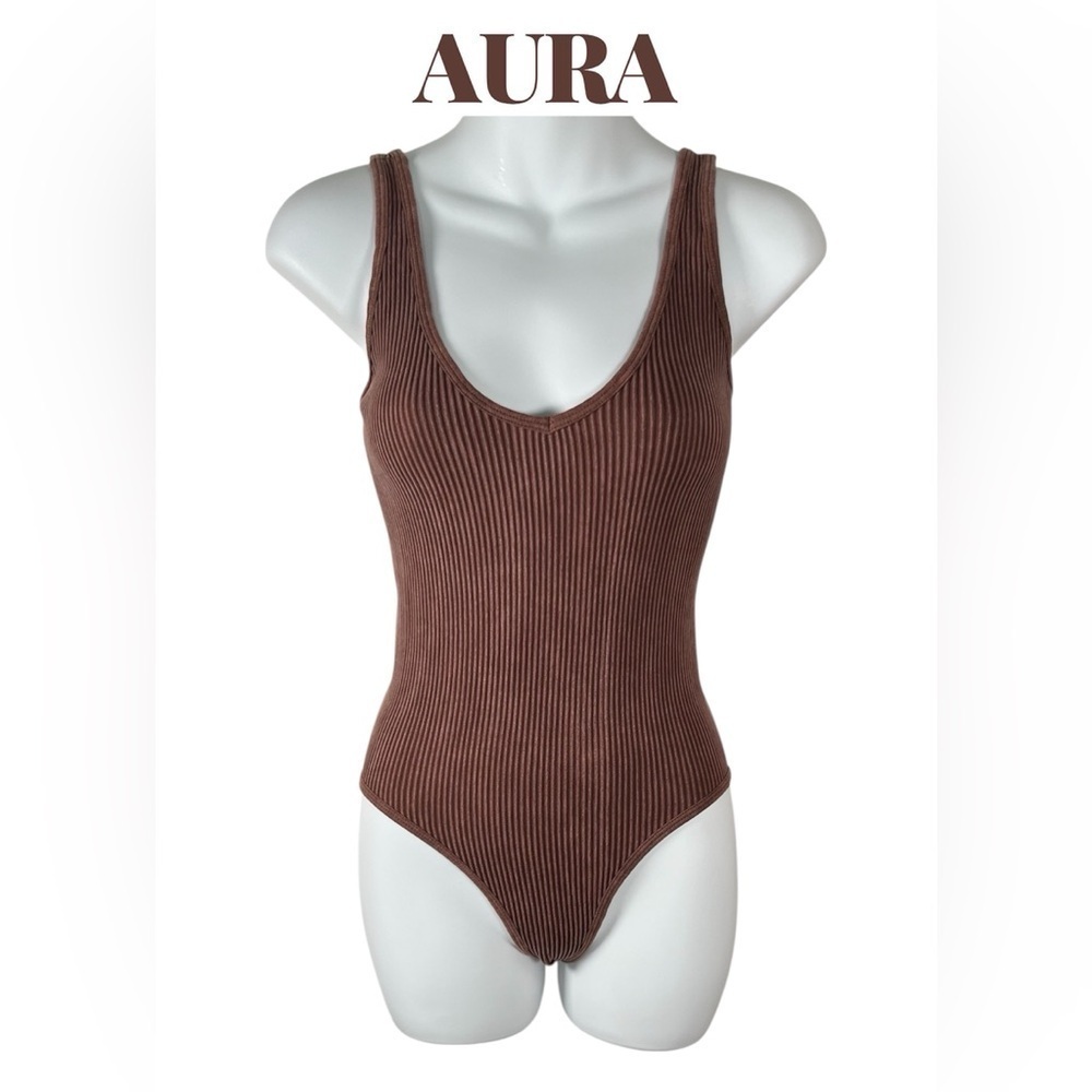 Aura | Ribbed Bodysuit Bundle of 3